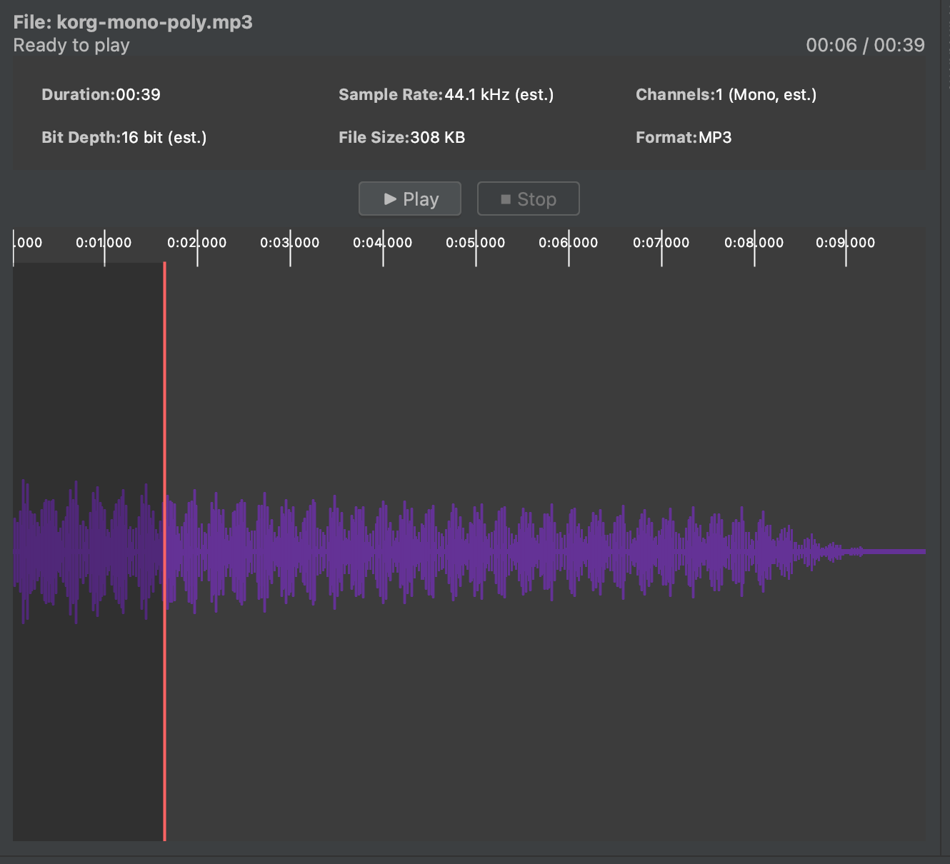 Omni Viewer audio playback in JetBrains IDE