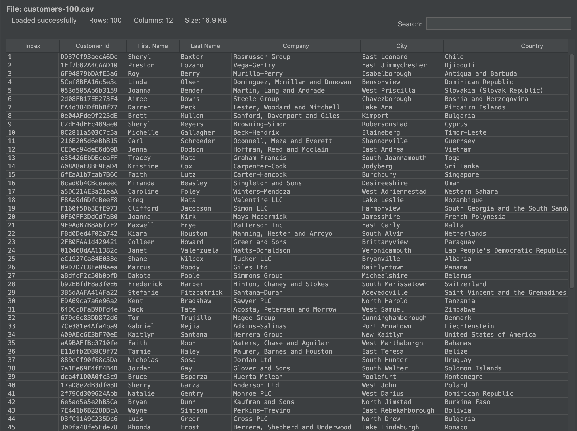 Open a CSV file as a table in JetBrains IDE