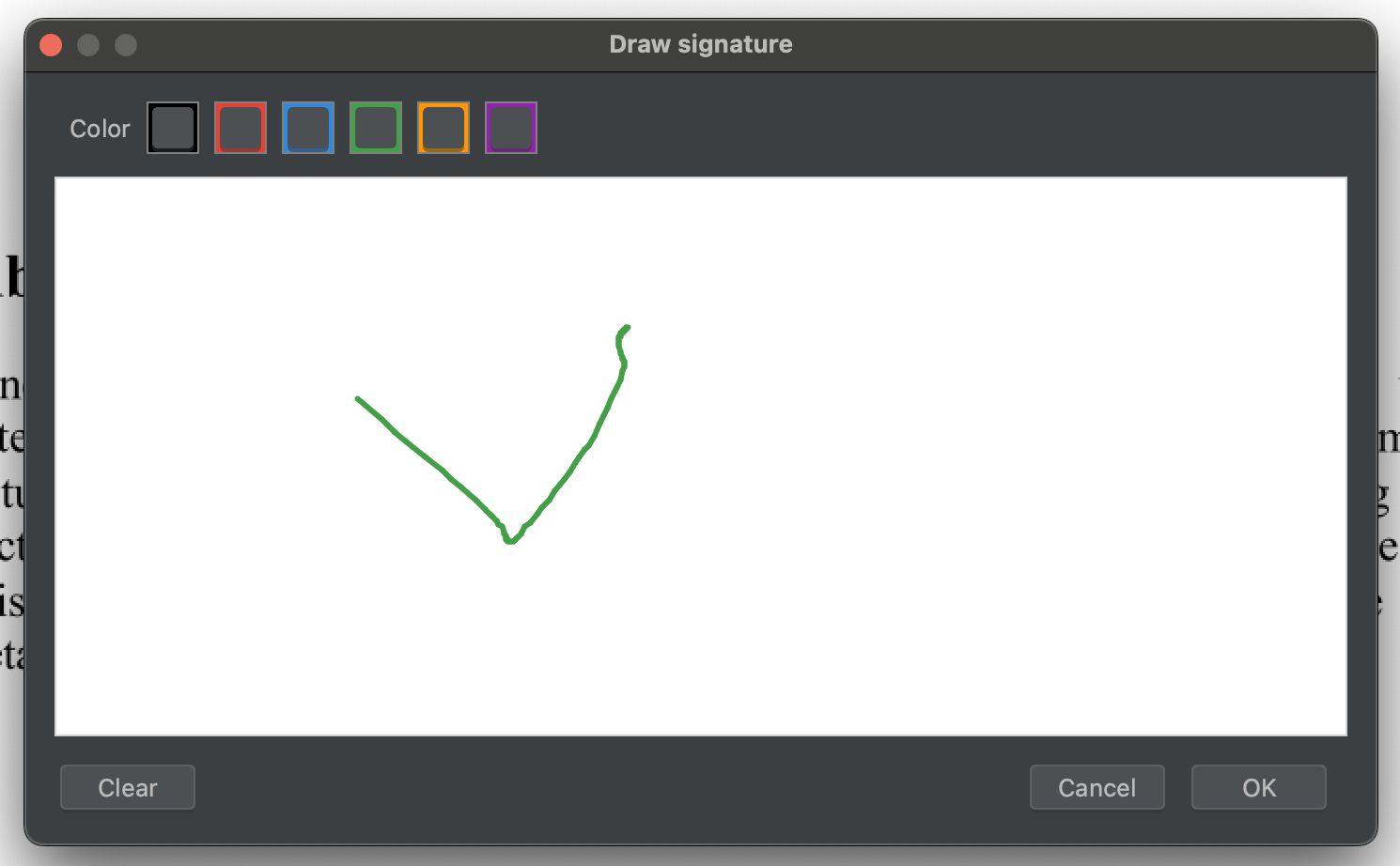 Adding a signature to a PDF in JetBrains IDE