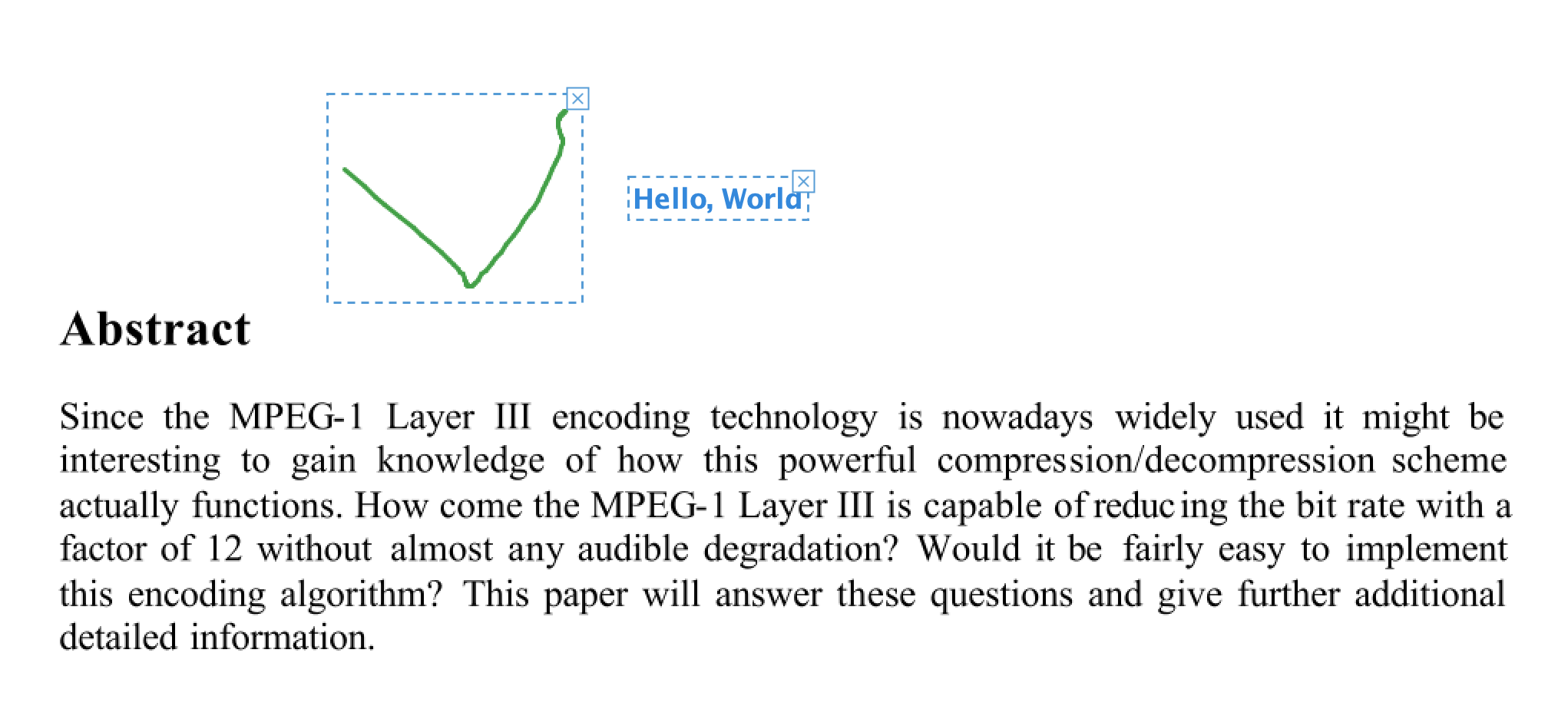 PDF with placed text and signature in JetBrains IDE