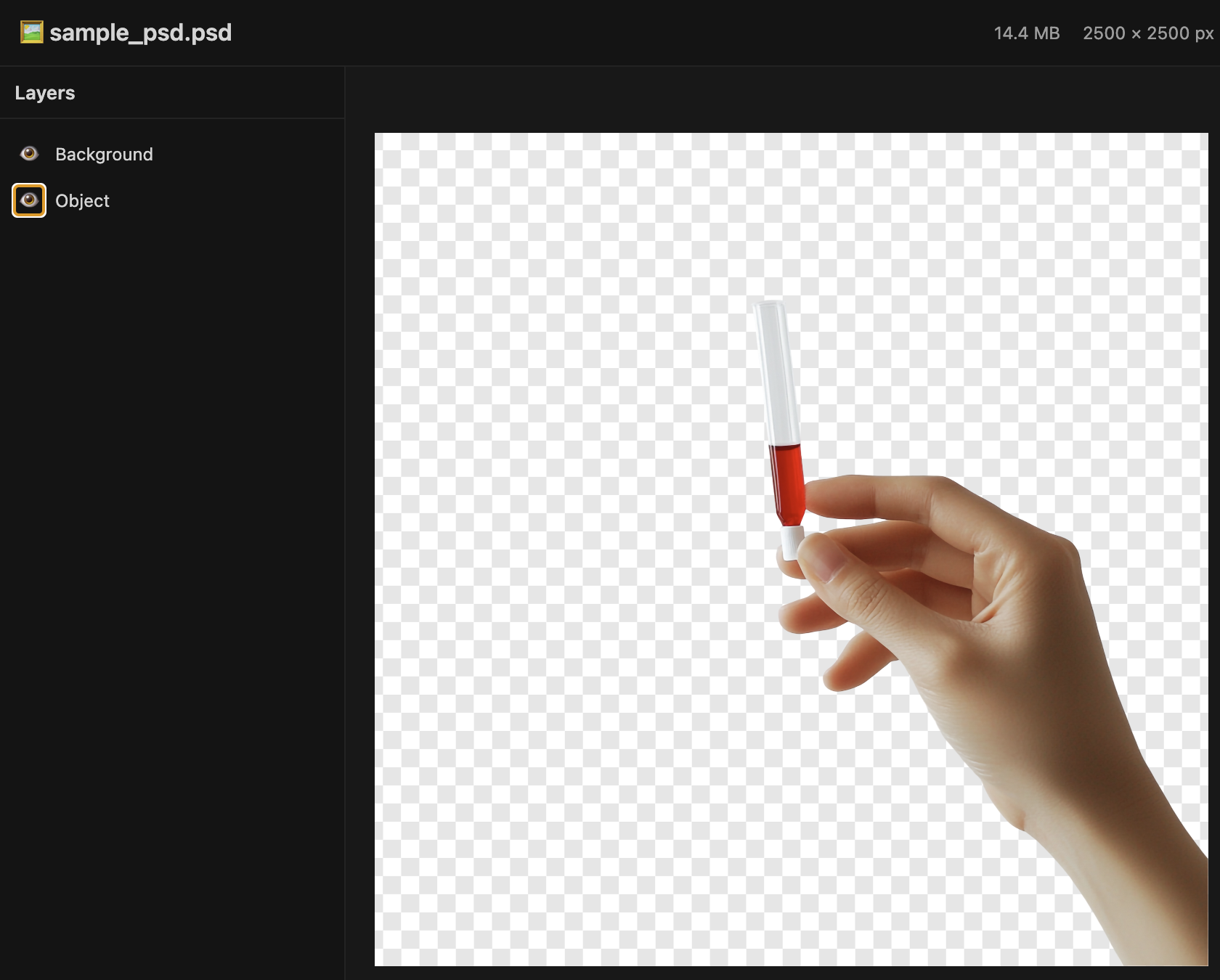 Screen showing PSD in VS Code / Cursor.